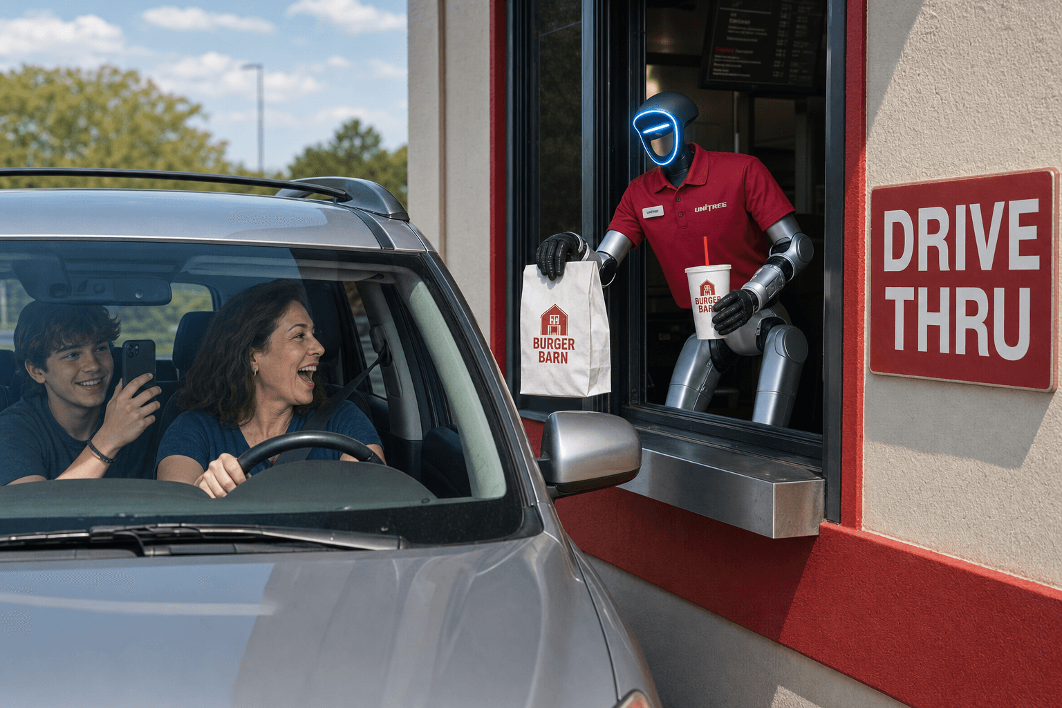 Drive-thru window